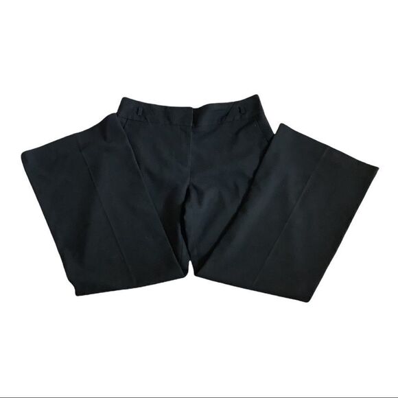 Next Black Mid Rise Wide Legged Pants Size 10R - Picture 1 of 6